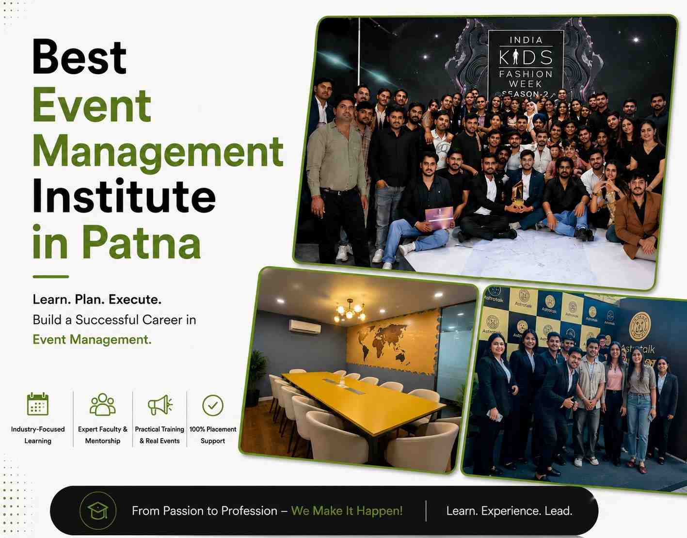Discover the best event management institute in Patna at Event University. Learn professional event planning skills and build a successful career. event managment institute in patna , event management companies in patna