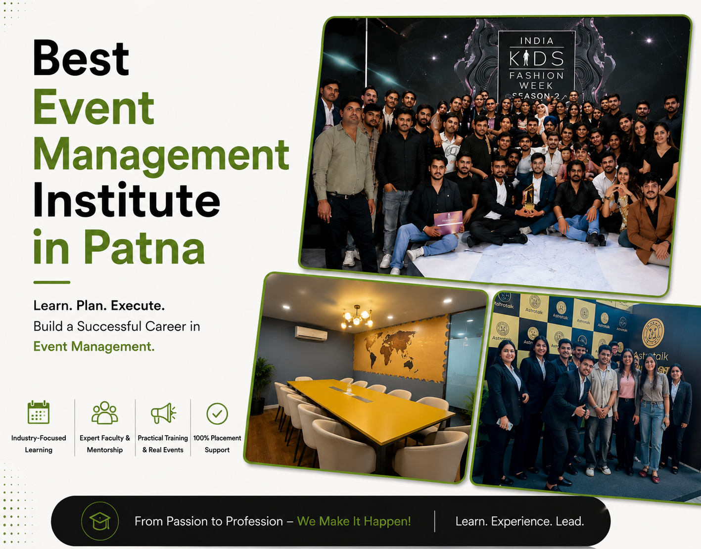 Discover the best event management institute in Patna at Event University. Learn professional event planning skills and build a successful career. event managment institute in patna , event management companies in patna
