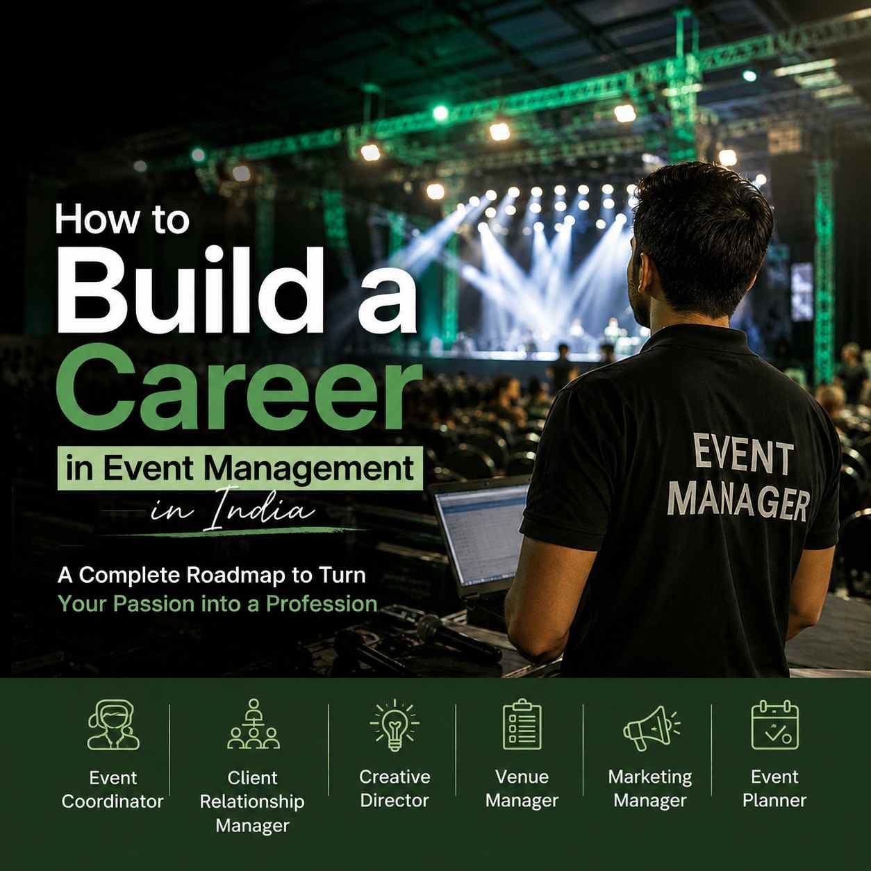 Learn how to become an event manager in India with courses after 12th, salary insights, and steps to join an event management company. 2026 career guide.Career in Event Management, how to get into event management, how to join event management company