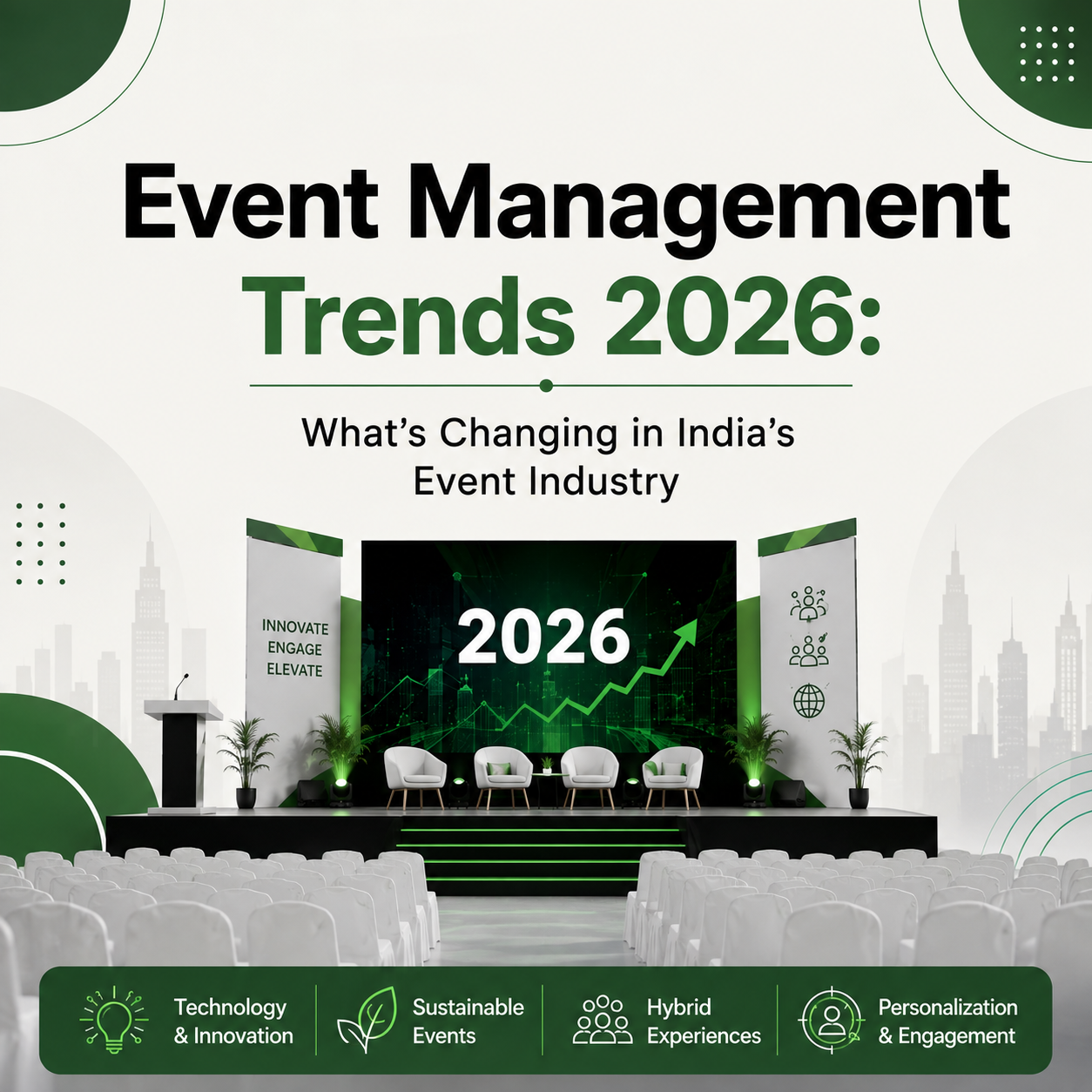 Explore event management trends 2026 in India, from AI and immersive experiences to sustainability, personalization and new event marketing strategies.trends in event marketing, trends in event planning industry